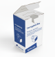 Product box with plastic handle