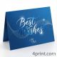 Metallic Folded Greeting Cards